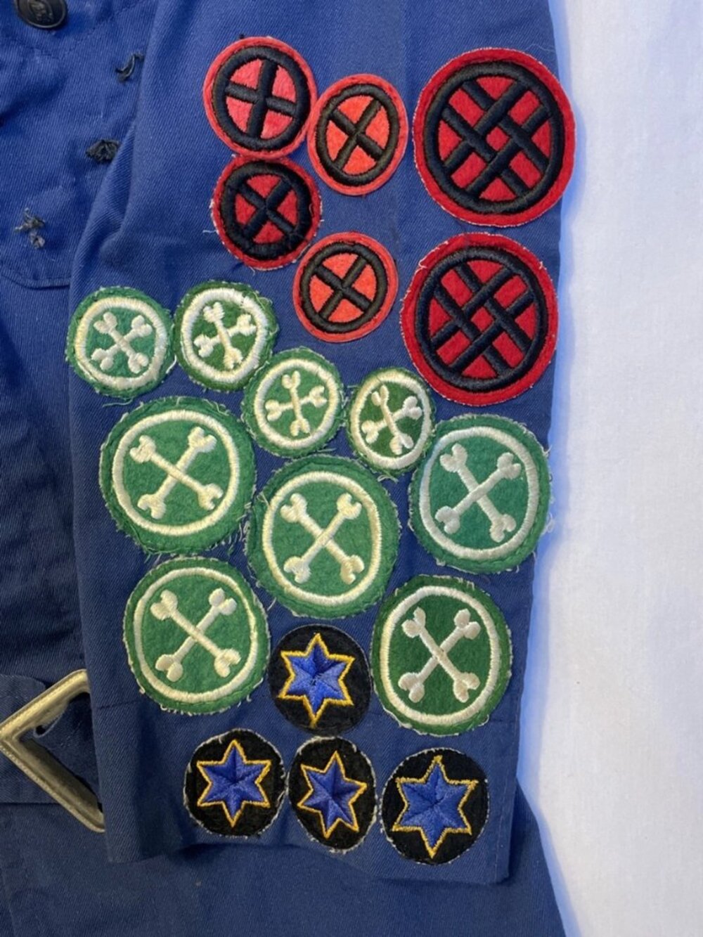 Vtg Culver Military Academy Uniform Jacket Patches Belt Cord Waterbury Buttons - Picture 5 of 14